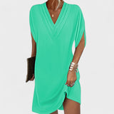 Silviane - Vestido Elegante con Mangas Abiertas