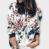 Lucile - Chaqueta bomber elegante con estampado floral