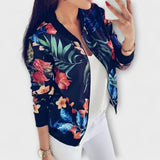 Lucile - Chaqueta bomber elegante con estampado floral